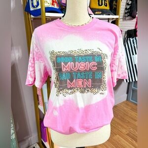 SALE✨NEW✨Good Taste in Music Bleached Tee!